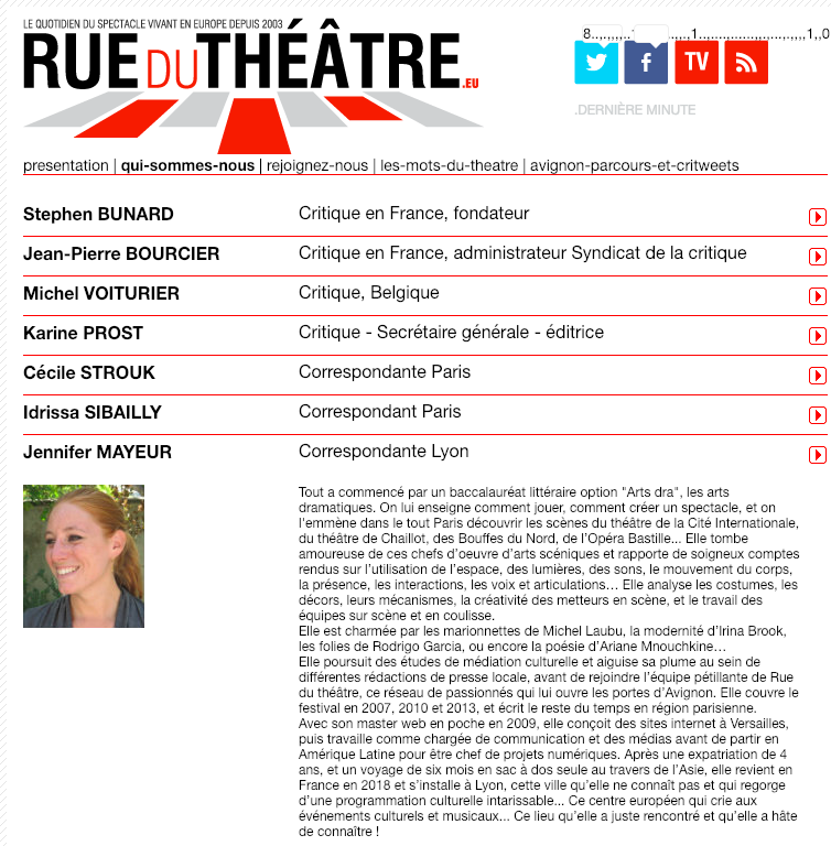 Rue du théâtre